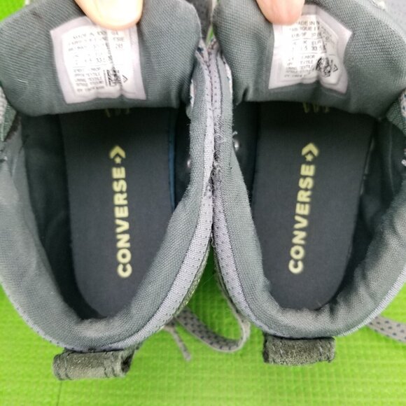 ✅Converse Chuck Taylor All Star Street Mid Shoes Youth/GS Size 2 Grey 661890F - Picture 11 of 12